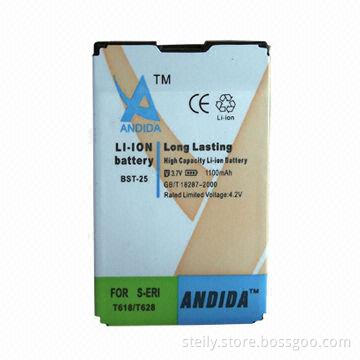 Rechargeable Battery for Sony Ericsson, 380mAh Capacity